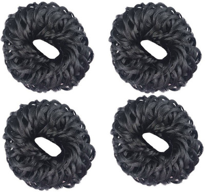 Maahal Set of 4 Pieces Hair Juda Hair Accessory Set (Black) Hair Accessory Set(Black)
