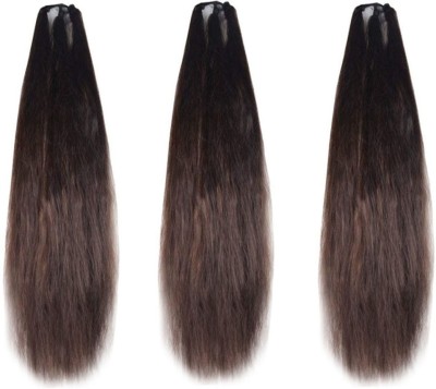 

GaDinStylo Set of 3, 24Inchs Brown Parandi for Wedding Accessories Hair Extension