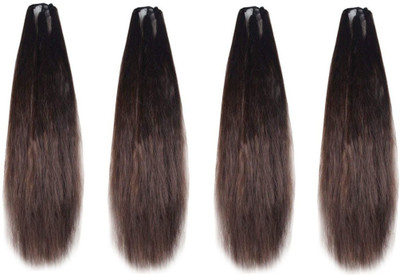

GaDinStylo Set of 4, 24Inchs Brown Parandi for Wedding Accessories Hair Extension