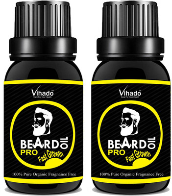 

Vihado Faster Growth Beard Growth Hair Oil (25 ml) (Pack of 2) Hair Oil(25 ml)