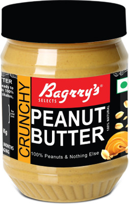 

Bagrry's Peanut Butter Crunchy 1 KG Unsweetened 1 kg