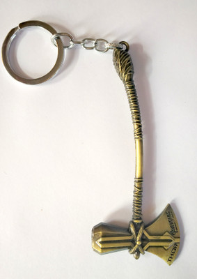 Hats Off Odin Thor Golden Colour Key Chain | New Avengers Ultra High Quality Key Ring also Use as Car hanging Key Chain