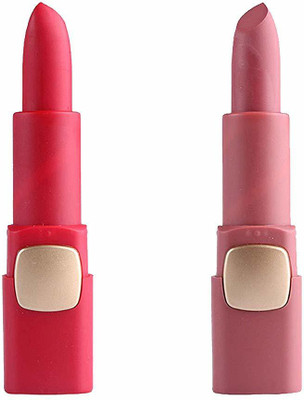 

Glamyou COMO OF TWO LONG LASTING MATTE WATER RESISTANT LIPSTICKS - OVAL 35+39(Multicolor)