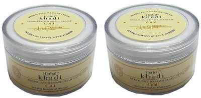 

Herbal Khadi FACE MASSAGE CREAM WITH SHEA BUTTER(FOR ALL SKIN TYPES) -50g pack(100 g)