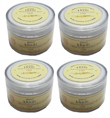 

Herbal Khadi FACE MASSAGE CREAM WITH SHEA BUTTER(FOR ALL SKIN TYPES) -50g pack(200)