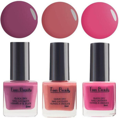 

Teen Beauty TRIO PACK - 302 RUST, DARK PURPLE, PINK(Pack of 3)