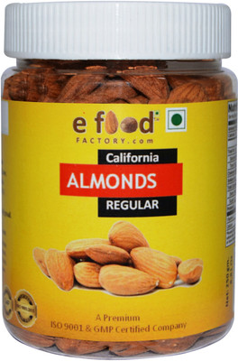 

e food factory Almonds Regular (250) In Pet Jar Almonds(250 g, Plastic Bottle)