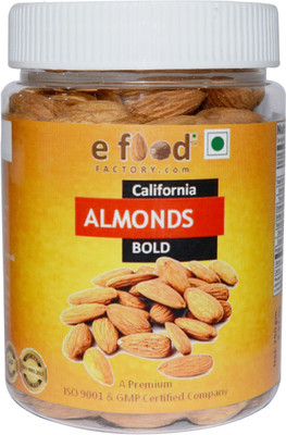 

e food factory Almonds Bold 250 In Pet Jar Almonds(250 g, Plastic Bottle)