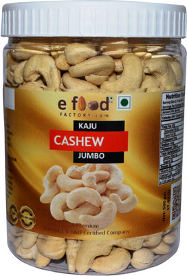 

e food factory Cashew 500 In Pet Jar Cashews(500 g, Plastic Bottle)