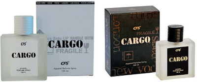 

CFS Cargo White and Black Perfume Combo, 100ml (Pack of 2) Perfume - 100 ml(For Men)