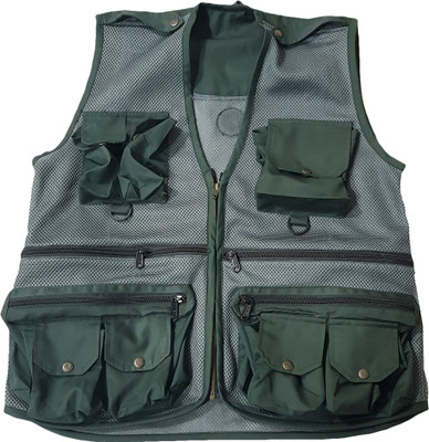 

Ginni l Regular Photographer Vest(Green)