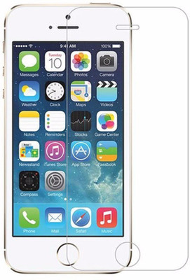 saiesha Screen Guard for Apple iPhone 5, Apple iPhone 5s, Clear transparent, Pack of 2, Tempered glass screen protector(Pack of 2)