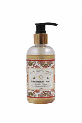 

QUINTA ESSENTIA ORGANIC Almond & Hibiscus Hair Cleanser|100% Natural & Oragnic Anti Hair Fall Shampoo|Hair Cleansing Shampoo for Men and Women| Hand Made and Paraben Free (200 ml)(200 ml)