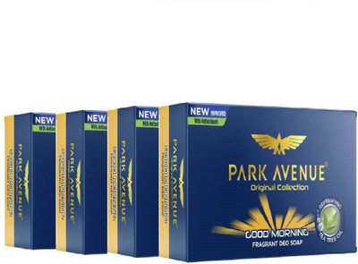 

Park Avenue Good Morning Soap 125g pack of 4(500 g, Pack of 4)
