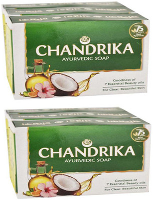 

CHANDRIKA Ayurvedic Soap Handmade 125g x 6(750 g, Pack of 6)