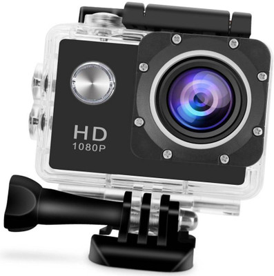 

OSRAY Full HD 1080P Sports Action Camera 2.0 Inch LCD Camcorder Underwater 30m/98ft Waterproof Sports and Action Camera(Black, 12 MP)