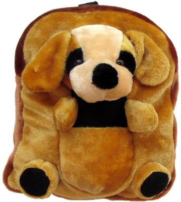 Tickles Puppy brown bag full B049 School Bag(Brown, 15 inch)