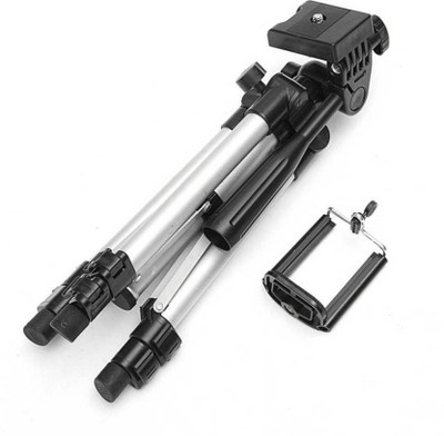 

Gazzet Flexible Professional Tripod Mount Stand for Canon Digital Camera or Mini Projectors Tripod Kit(Silver, Supports Up to 500 g)