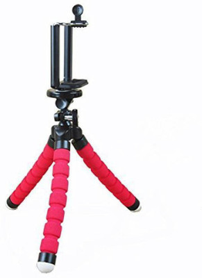 

Shoreless Octopus Style Velvet Finish Flexible Mini Tripod Stand for Mobile and Action Camera Tripod (Multicolor) Tripod(Multicolor, Supports Up to 500 g)