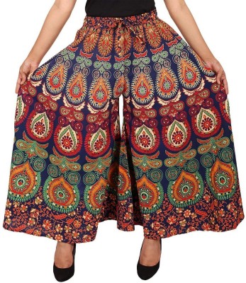 Rangun Relaxed Women Multicolor Trousers