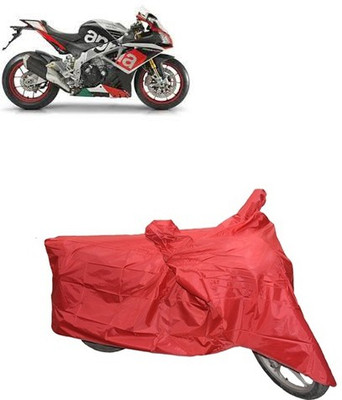 carphoenix Two Wheeler Cover for Aprilia(Red)