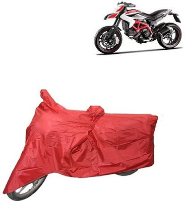 carphoenix Two Wheeler Cover for Ducati(Hyperstrada, Red)