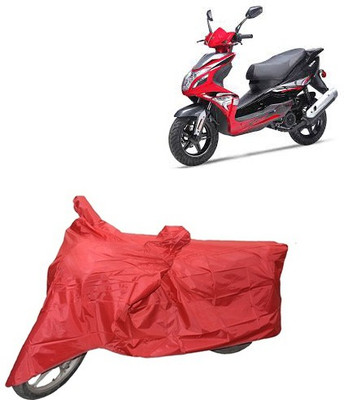 carphoenix Two Wheeler Cover for Kinetic(Red)