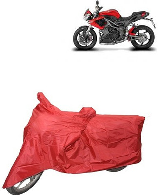 carphoenix Two Wheeler Cover for DSK Benelli(Red)
