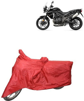 carphoenix Two Wheeler Cover for Triumph(Tiger 800 XR, Red)
