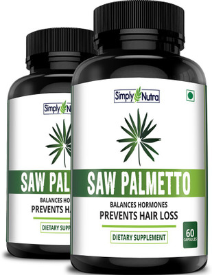 

Simply Nutra Saw Palmetto Extract for hair growth(120 No)