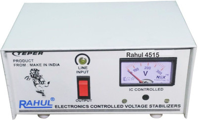 

Rahul 4515c 300 VA 140-280 Volt 1 LCD/LED TV +DVD/DTH/Music System Automatic Voltage Stabilizer Automatic Stabilizer(White)
