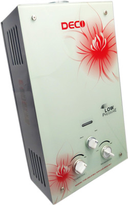 

Deco 6 L Gas Water Geyser(White, 6 L Glazzo Gas)