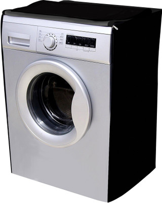 LooMantha Front Loading Washing Machine  Cover(Width: 62 cm, Black)