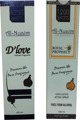 

Al Nuaim ALNUAIM D'LOVE,ROYAL PROPHECY PACK OFF 2 Floral Attar(Musk)