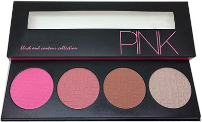 

One Personal Care Pink - Blush & Contour Collection (HF992)(Rose Pink, Mauve Brown, Toasted Almond, Brown)