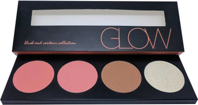 

One Personal Care GLOW - Blush & Contour Collection (HF992)(Rose, Flamingo, Neutral Sand, Silver)