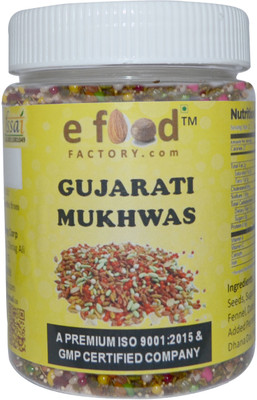

e food factory Gujarati Mukhwas 250 In Pet Jar Mukhwas Mouth Freshener