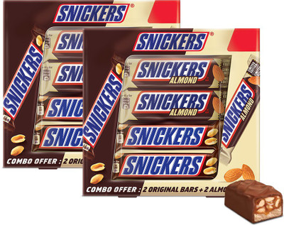 

Snickers Almond Bar (Pack of 2) Bars(Pack of 2, 380 g)