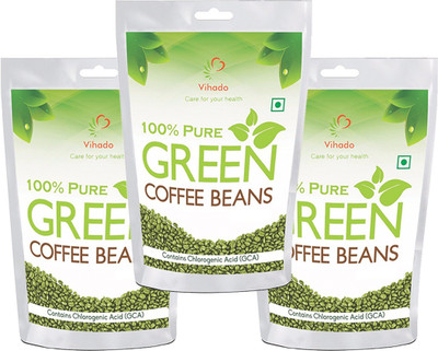 

Vihado Best Quality Organic Green Coffee Beans for Weight Management (Pack of 3) Instant Coffee 200 g(Pack of 3)