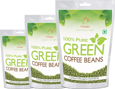 

Vihado Green coffee beans for weight loss management (Pack of 3) Instant Coffee 50 g(Pack of 3)