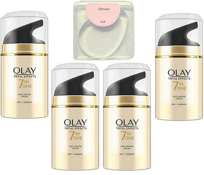 

Ultimate silicon puff, total effect 7 in one anti-ageing cream(Set of 5)