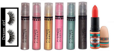 

Dream Girl Eyelashes & Lipstick Eye Pigment (Pack Of 6)(Set of 8)