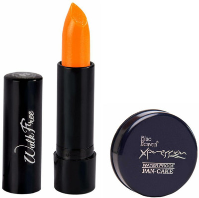 

Blue Heaven lipstick walk free & pan cake concealer(Set of 2)