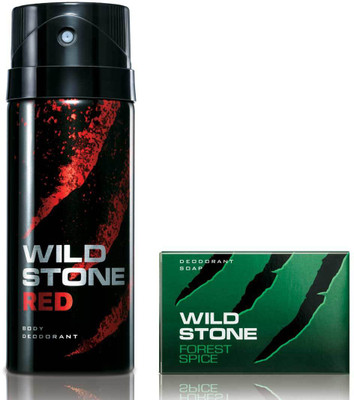

Wild Stone Red Deodorant and 75gm Forest Spice Soap(Set of 2)