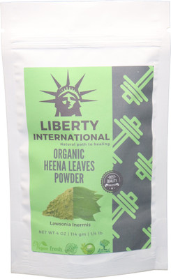 

LIBERTY INTERNATIONAL Organic Herbal Henna Precious Herb Mix Fresh Powder Hair Color For Greying Hair NT28(114 g)