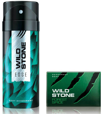 

Wild Stone Edge Deodorant and 75gm Forest Spice Soap(Set of 2)