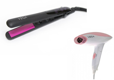 

VEGA Hair Straightener VHSH-18 And Hair Dryer VHDH-15 Combo(Set of 2)
