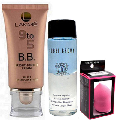 

Dream Girl Sponge Puff & Makeup Remover & Foundation(Set of 3)