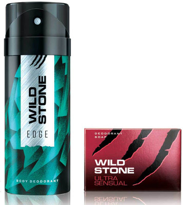 

Wild Stone Edge Deodorant and 125gm Ultra Sensual Soap(Set of 2)