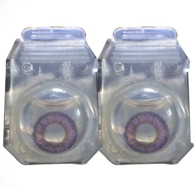 

teenager Teencon46 Yearly Contact Lens(0.00, Violet, Pack of 1)